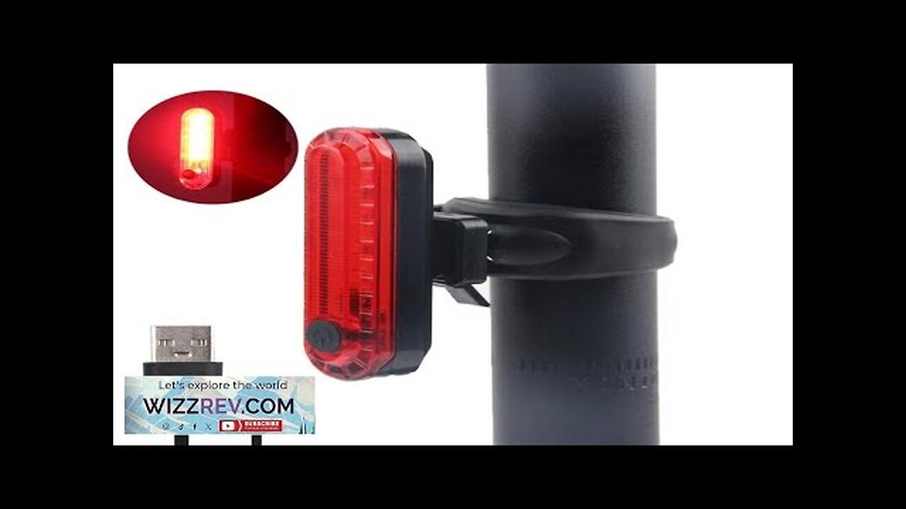 BIKIGHT Bike Taillight 650mAh Battery USB Rechargeable Red LED Bright Rear Light Review