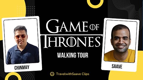 Games of Thrones Walking Tour - Dubrovnik, Croatia | Ft. Chinmay Pradhan | TravelwithSaave Clips