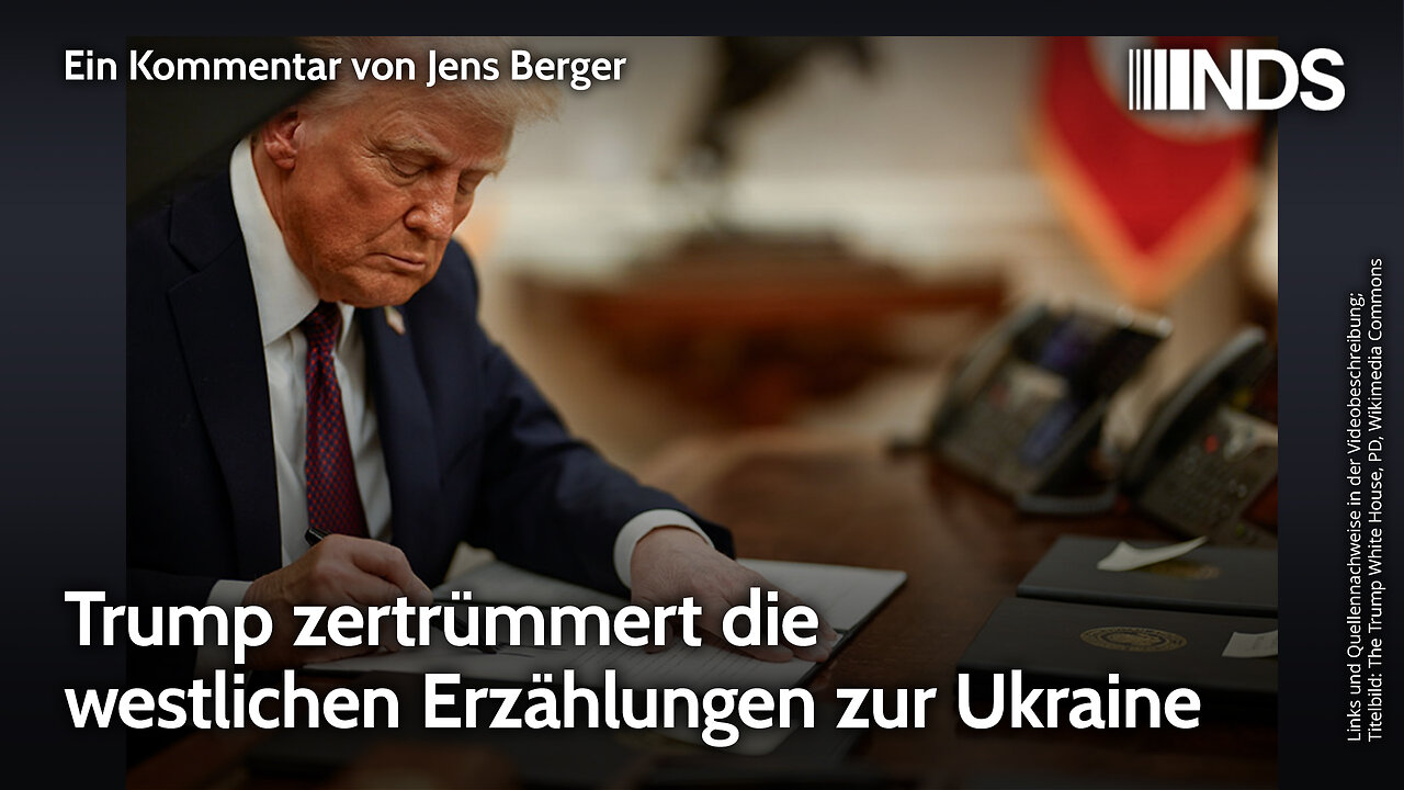 Trump zertrümmert die westlichen Erzählungen zur Ukraine | Tobias Riegel | NDS