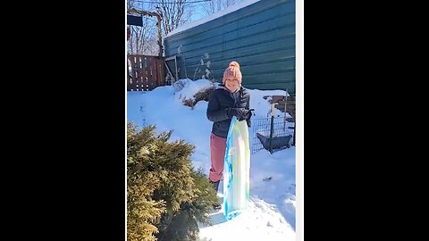 Leah's Mini Toboggan Run 🤣