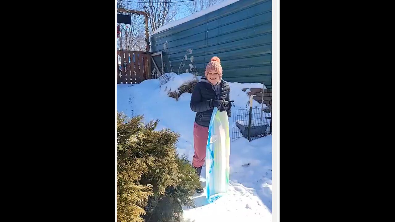 Leah's Mini Toboggan Run 🤣
