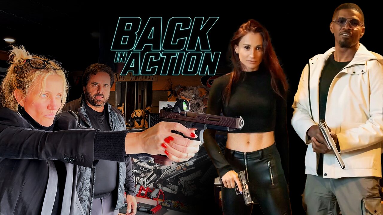 Cameron Diaz & Jamie Foxx Training with Tetiana Gaidar & Taran Tactical for "Back In Action"