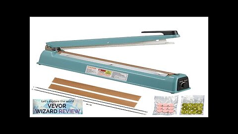 VEVOR Impulse Sealer 16 inch Manual Heat Seal Machine with Adjustable Heating Review