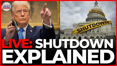 SHUTDOWN EXPLAINED LIVE | Why Trump’s America Came To A Halt At Midnight | Times Now World LIVE