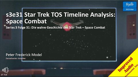 s3e31 Star Trek TOS Timeline Analysis: Space Combat
