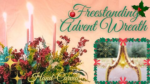 Making an Advent Wreath