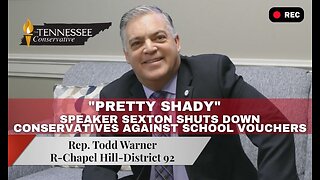 "Pretty Shady" - Sexton Shuts Down Conservatives Against School Vouchers-Interview with Rep. Warner