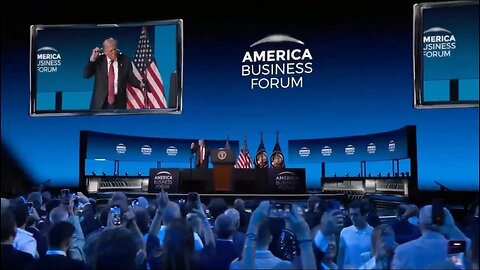 THE TRUMP DANCE At The American Business Forum