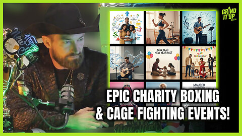 Podcast Hosts Plan EPIC Charity Boxing & Cage Fighting Events! | Grind It Up Podcast