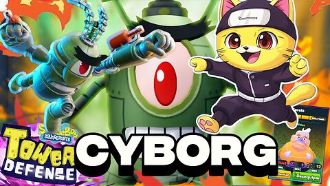 CHALLENGE HARD MODE PLANKTON CYBORG SPONGEBOB TD SQUAREPANTS [ROBLOX]