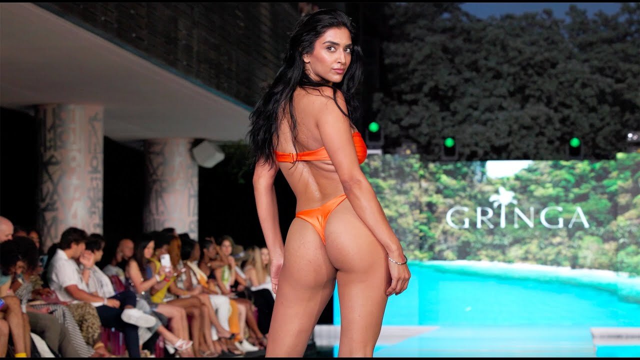 askiran Kaur’s Breathtaking Slow-Mo Walk 🔥 | Gringa Swim at Miami Swim Week 2024