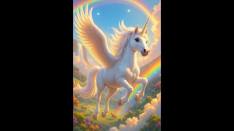 THE UNICORN THAT FLEW THROUGH RAINBOWS AND WATERFALLS | MAGICAL KIDS STORY