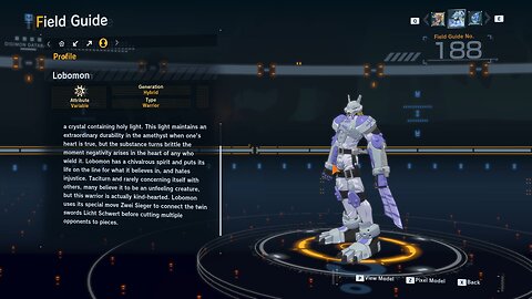 lobomon all digivolution/de-digivolution/profile Digimon Story Time Stranger