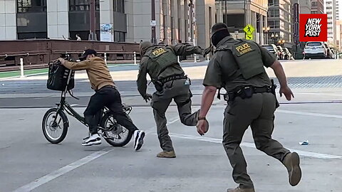 Border Patrol chases cyclist after he yells he's 'not a US citizen'