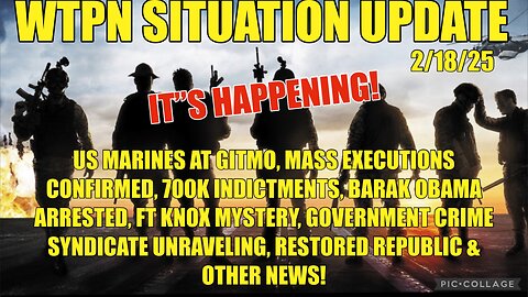 WTPN SIT/UP: MARINES @ GITMO, EXECUTIONS, 700K INDICTMENTS, OBAMA, FT KNOX & MORE.