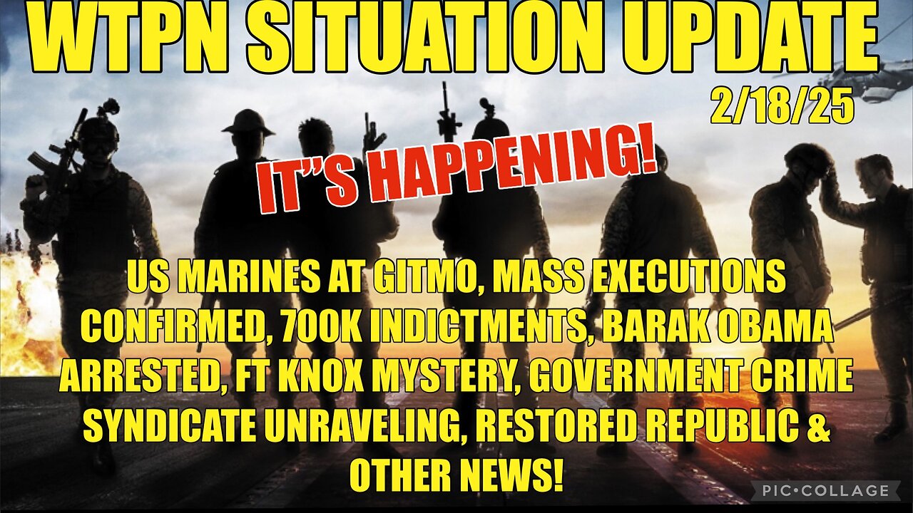 WTPN SIT/UP: MARINES @ GITMO, EXECUTIONS, 700K INDICTMENTS, OBAMA, FT KNOX & MORE.