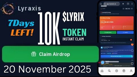 How to Claim the LyraxisAI Airdrop (Step-by-Step Urdu Guide) | Free LYXIS Tokens 2025