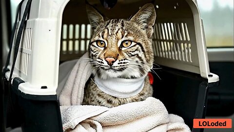 Heartbreaking Bobcat Rescue: Saving a Tiny Kitten from a Deadly Plastic Trap! 🐱💔🐾