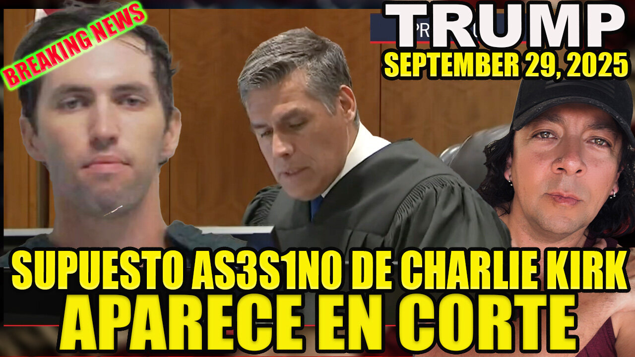 SUPUESTO AS3S1N0 DE CHARLIE KIRK APARECE EN CORTE HOY