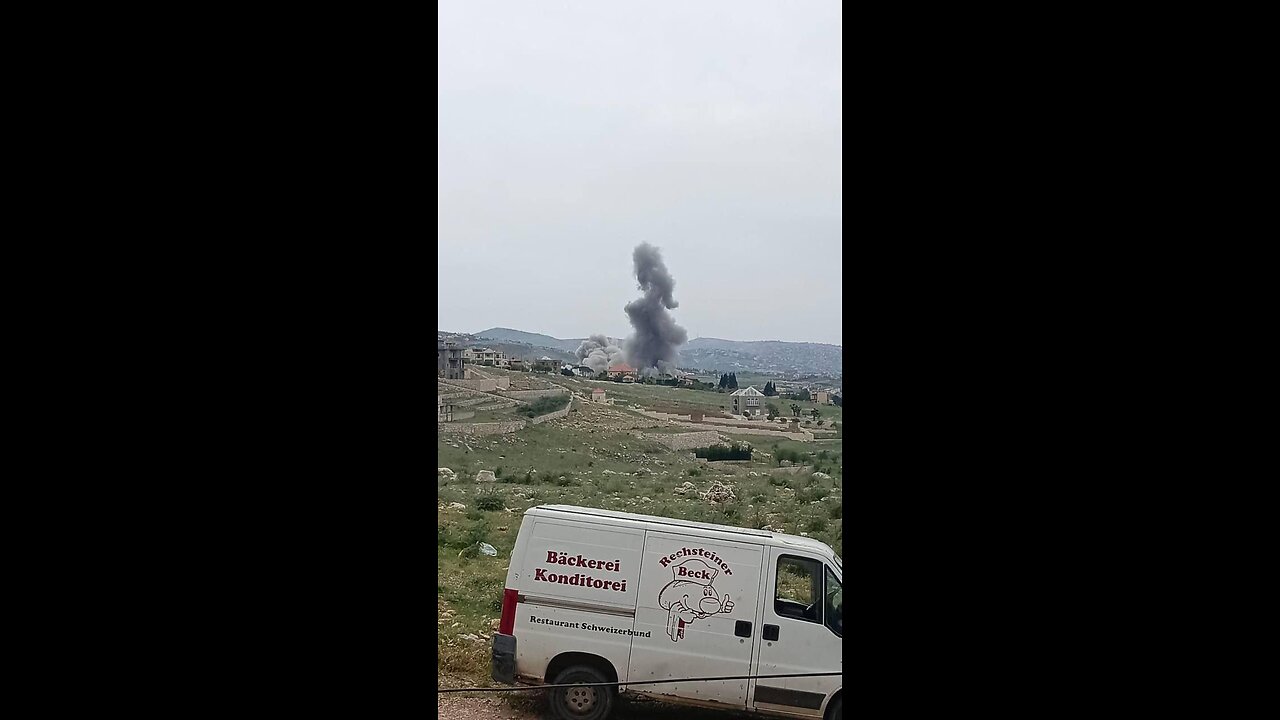 Massive wave of strikes on Lebanon.