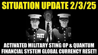 Situation Update 2/3/25 - Activated Military Sting Op & QFS Global Currency Reset!