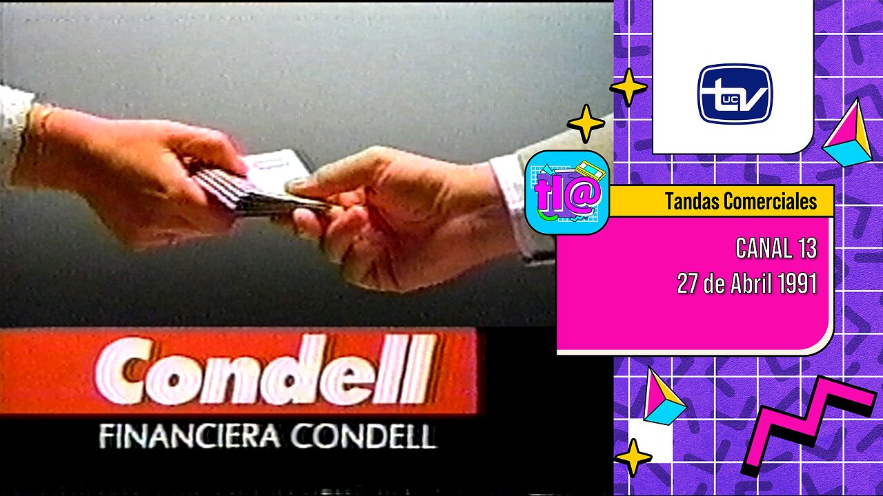 Tandas Comerciales Canal 13 (27 de Abril 1991)