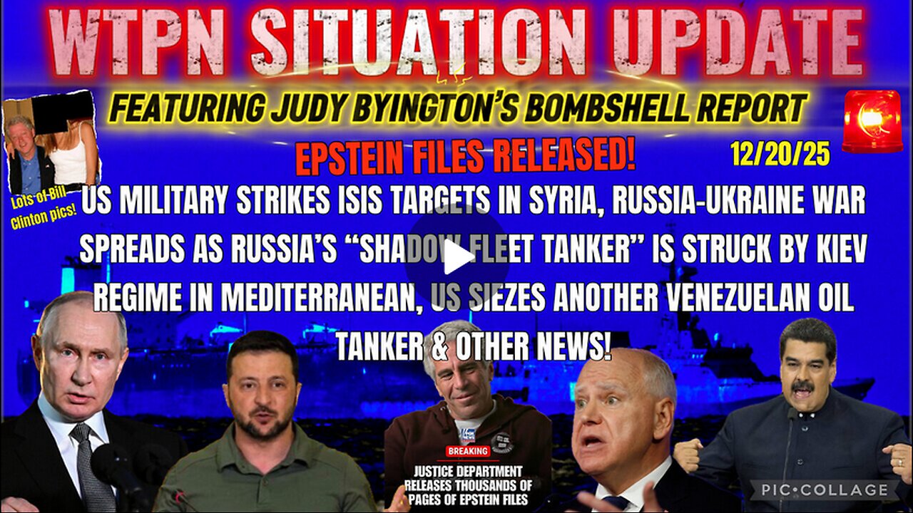 SHituation UPDate - 12/20/25 [Epstein Files RELEASED!!] [War is ON]