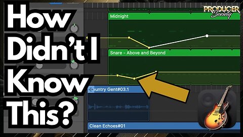How to Move Automation with Tracks/Regions in GarageBand