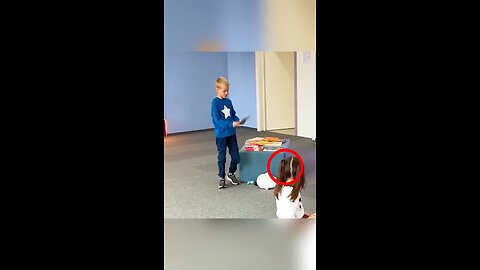 He worried they would take his brother away🥹