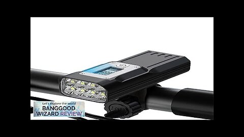 NATFIRE GTR60 OLED Display Bike Light 2000 Lumens 8 LEDs 10000mAh Battery Review