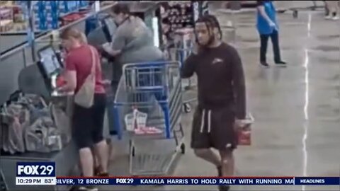 Man tricks self check out machines into giving him cash