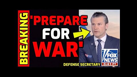 ALERT: "Prepare for WAR" - US Defense Secretary issues WARNING on Live TV