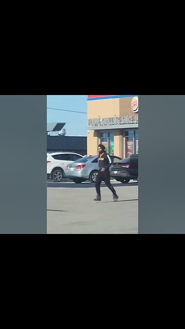 Truck drivers truck rolls away with the keys locked inside.