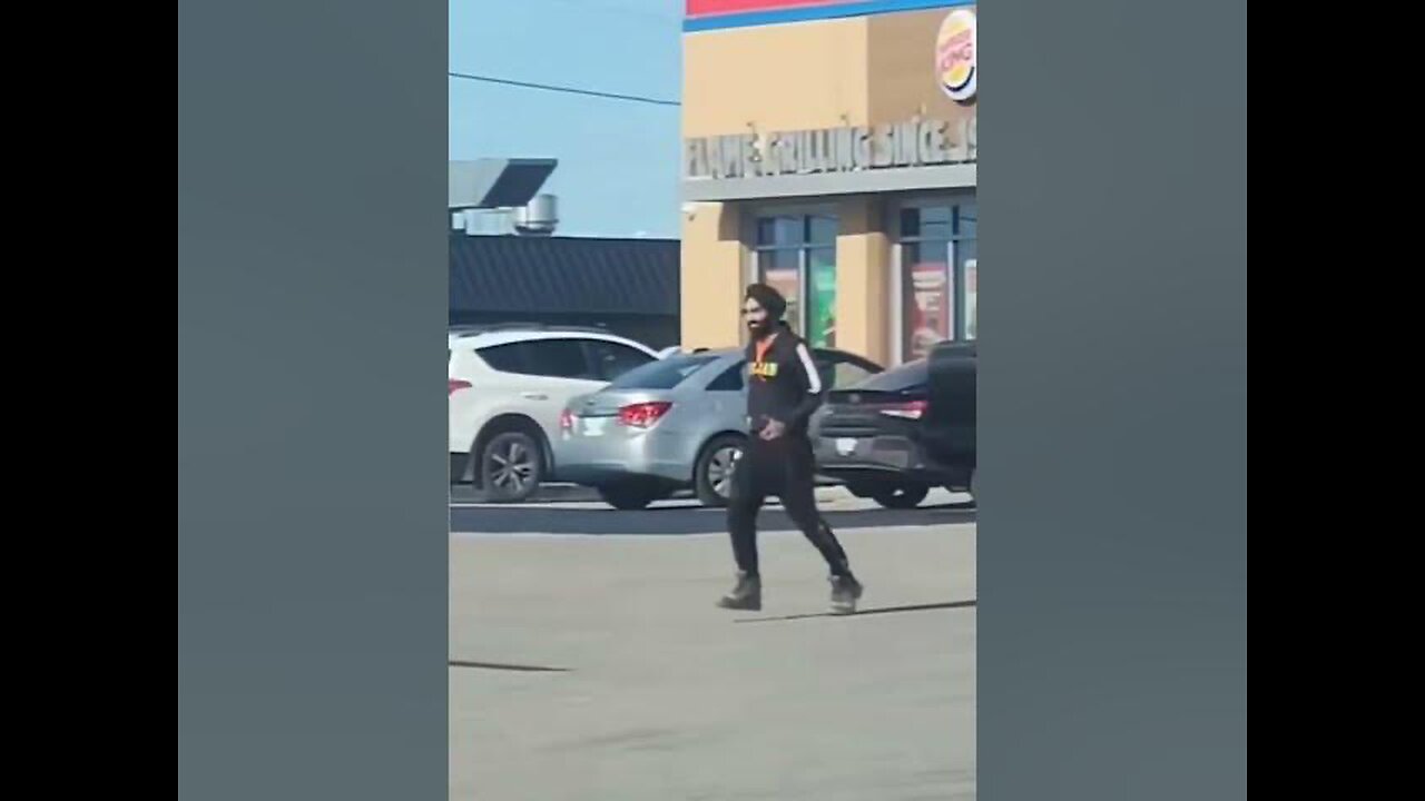 Truck drivers truck rolls away with the keys locked inside.