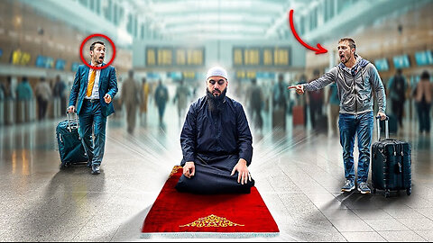 Muslim Praying in Airport Social Experiment! *SHOCKING*