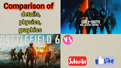 Call of Duty Black Ops 7 vs Battlefield 6 | Graphics & Physics Comparison
