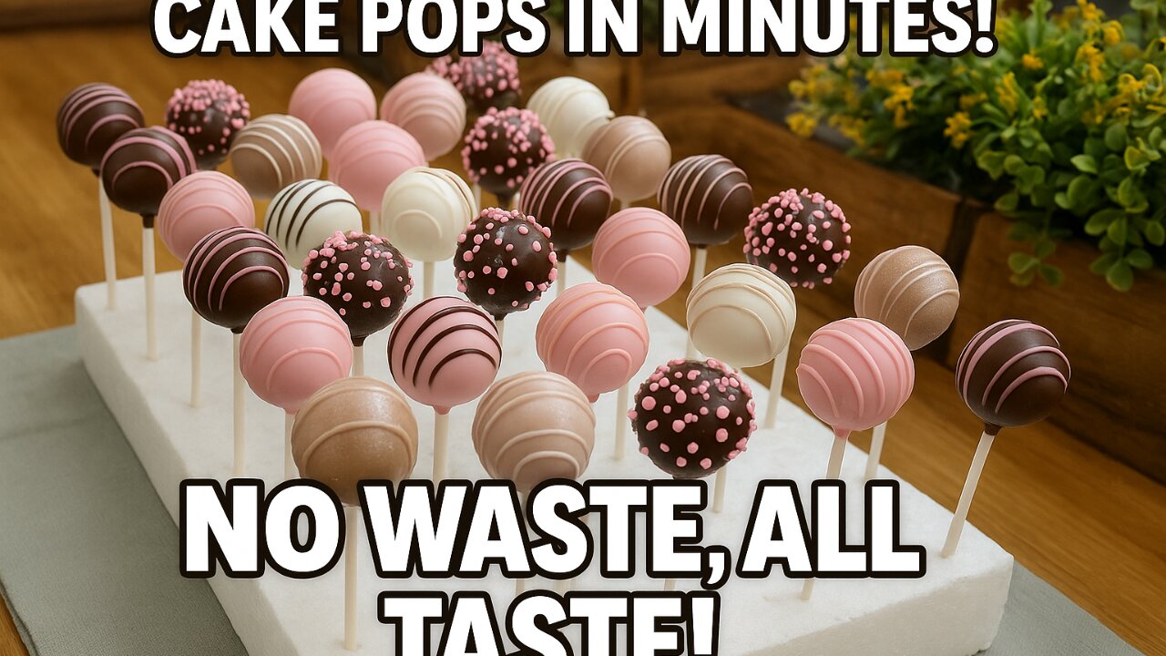 Turn Leftover Cake into Delicious Cake Pops 🎂 | Easy No-Waste Dessert Recipe | Taste of Pakistan TV