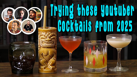 Trying 5 NEW Cocktails from Popular Channels in 2025