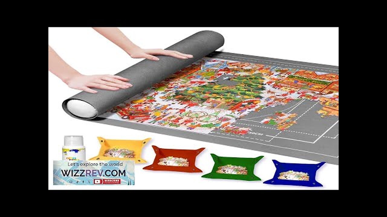 Puzzle Mat- 1500 Pieces Jigsaw Puzzle Felt Roll-Up Puzzle Mat for Adults Review