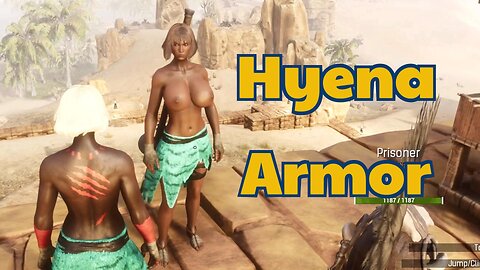 Conan Exiles Hyena Armor Beginners guide Busty Boobs Breast Expansion huge tits
