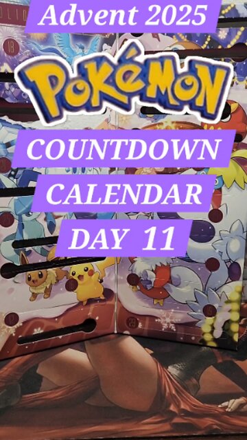 Advent Day 11 Pokémon Countdown Calendar