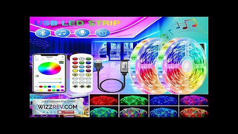 USB Bluetooth Led Strip Lights RGB 5050 1M-30M Infrared Control Luces Luminous Review