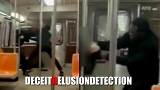 A white man was brutally attacked by a black male suspect on a NYC train