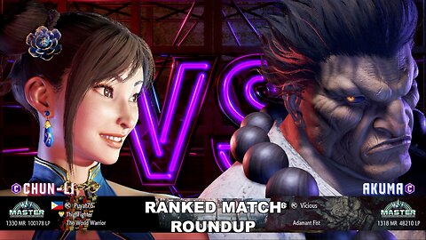 Kuya Kalbo SF6 Ranked Roundup. Chun Li Master Rank [Hori Fight Stick]