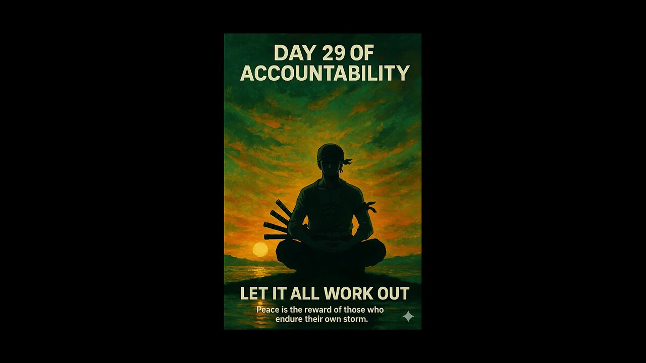 Day 29 of Accountability - 72 Hour Fast & Finding Peace in the Wilderness #accountability #zoro