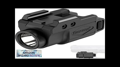 Gmconn 700 Lumen Pistol Light Compact Adjustable Rail Mounted Flashlight Mini Weapon Review