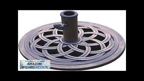 DC America UBP18181-BR 18-Inch Cast Stone Umbrella Base Made from Rust Free Review