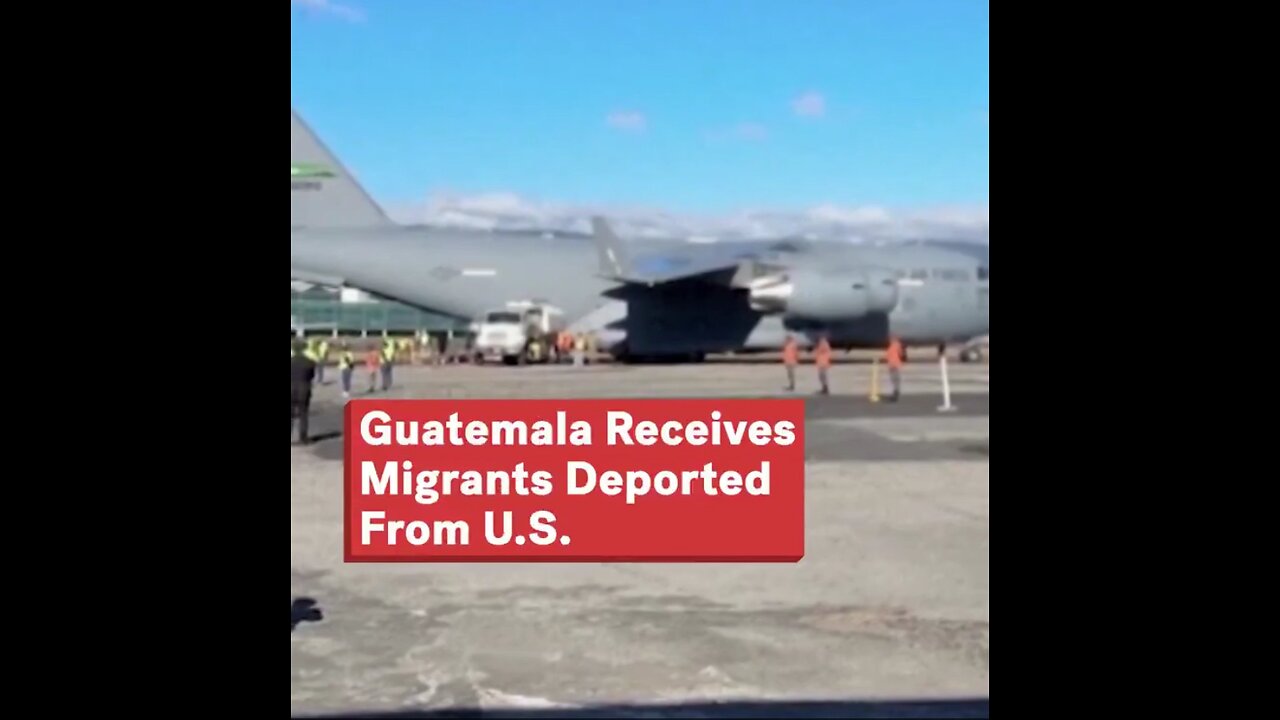 Planes have successfully deported illegal immigrants from Guatemala back to their home country.