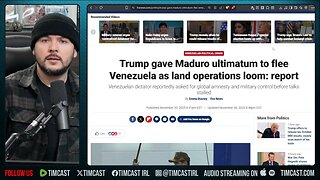 Trump THREATENS WAR, Venezuelan Airspace Closed, Warships DEPLOYED | Tim Pool