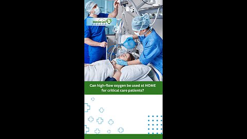 Can high-flow oxygen be used at HOME for critical care patients?
